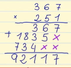 Multiplicación de 3 cifras