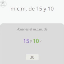 mínimo común múltiplo