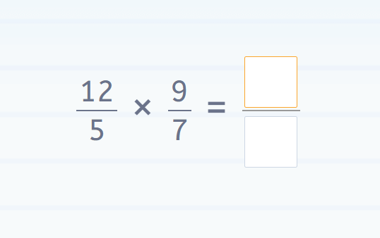 multiplicación de fracciones multiplicación de fracciones