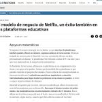 Smartick en El Mundo: el modelo de negocio de Netflix en educación