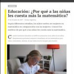 Forbes Argentina: ¿Por qué a las niñas les cuesta más la matemática?