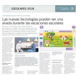 Las nuevas tecnologías, aliadas durante las vacaciones escolares chilenas