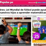 El Popular Perú: gracias al Mundial los niños practican matemáticas