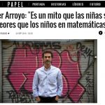 El Mundo: «Es un mito que las niñas sean peores que los niños en matemáticas»