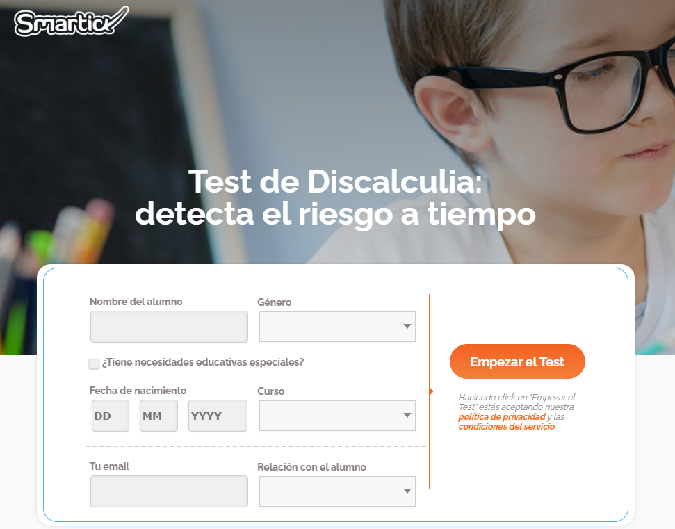 detectar la discalculia con el test gratuito de Smartick