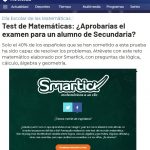 Prueba de matemáticas de Smartick: 6 de cada 10 adultos suspenden