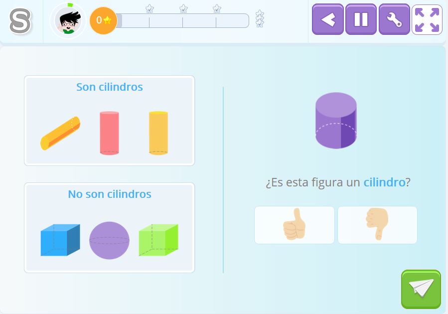 Ejercicios para identificar cilindros