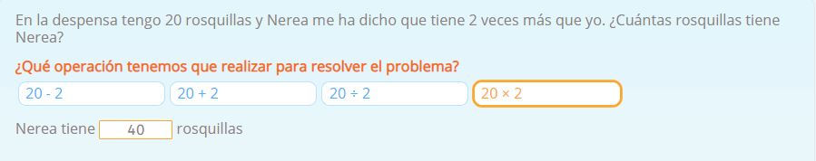 Problemas de multiplicación de comparación