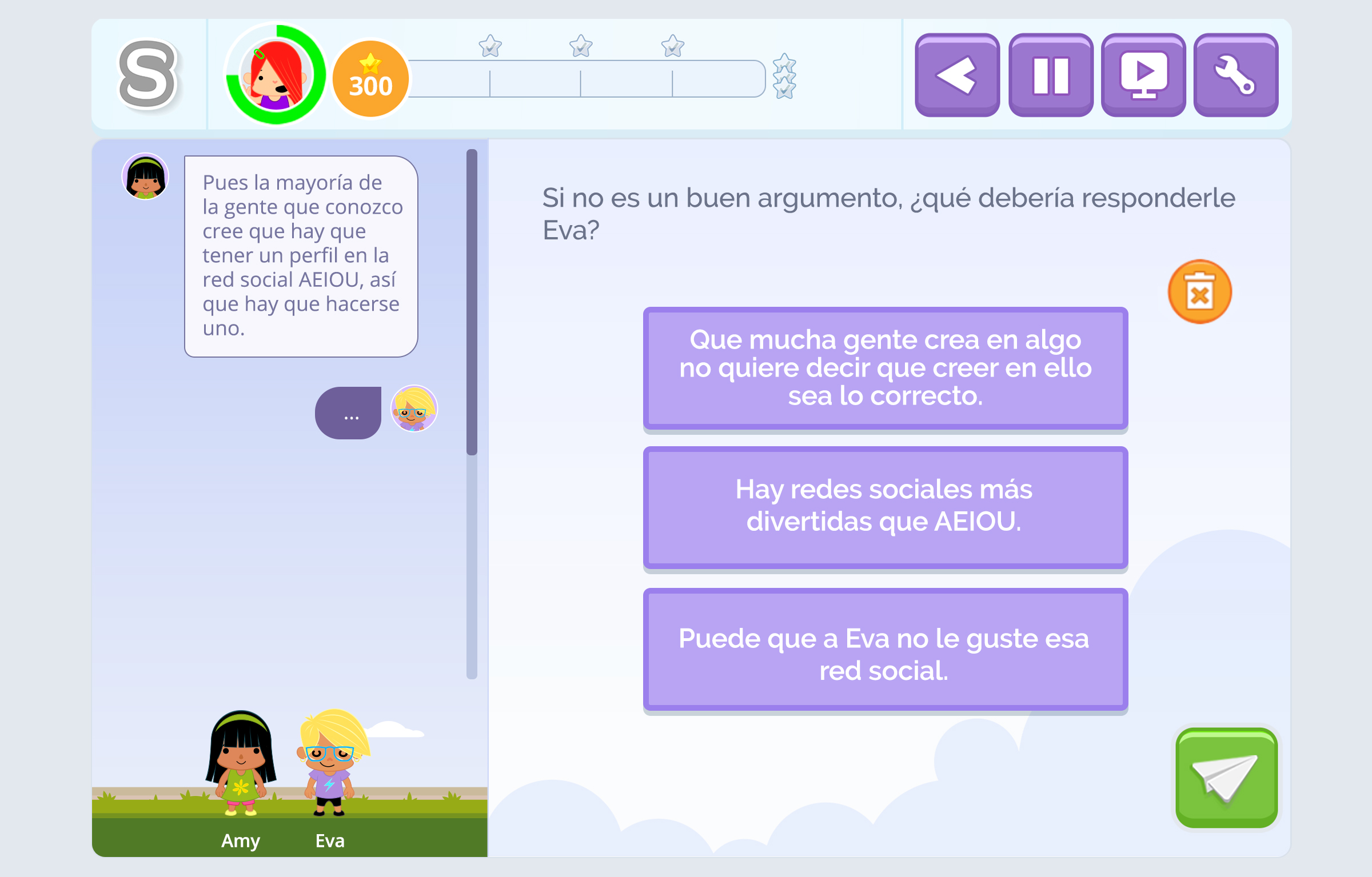 Ejercicio de Smartick Thinking.