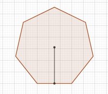 ¿Cómo calcular el área de un polígono regular de más de 4 lados?