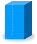Imagen de un prisma cuadrangular.