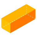 Imagen de un prisma rectangular tumbado