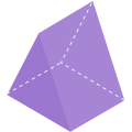 Imagen de un prisma triangular tumbado