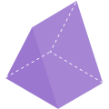 Imagen de un prisma triangular tumbado