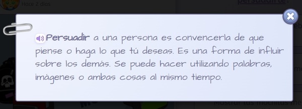 Definición de persuasión en la publicidad.