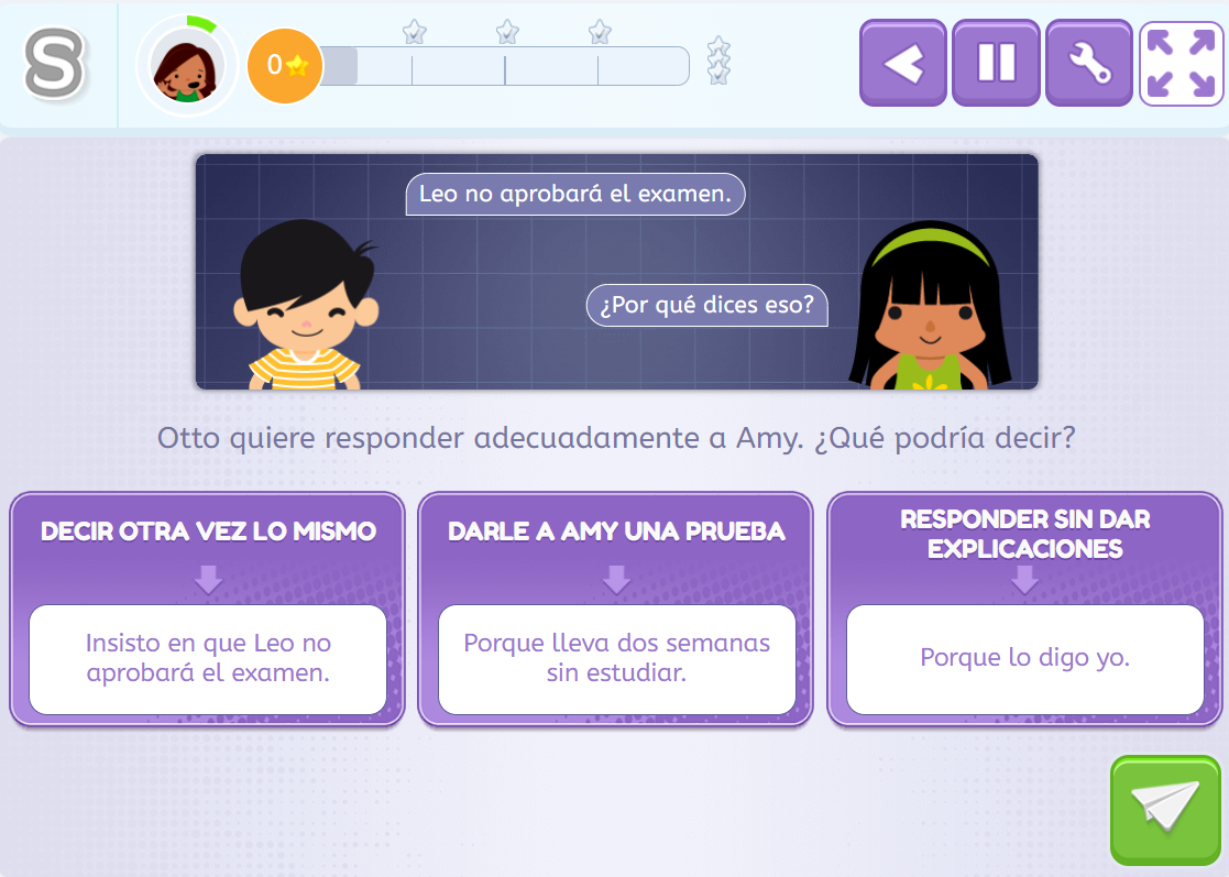 Pensamiento crítico. Ejercicio de Thinking diseñado para enseñar qué maniobras hacer ante una aseveración.