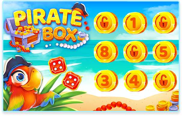 Juegos de razonamiento matemático pirate's box