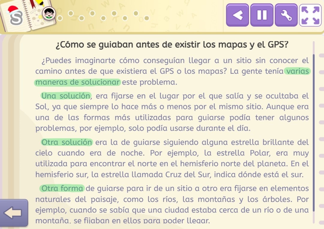 Ejemplos de los marcadores lingüísticos que predominan en los textos expositivos de tipo problema-solución.