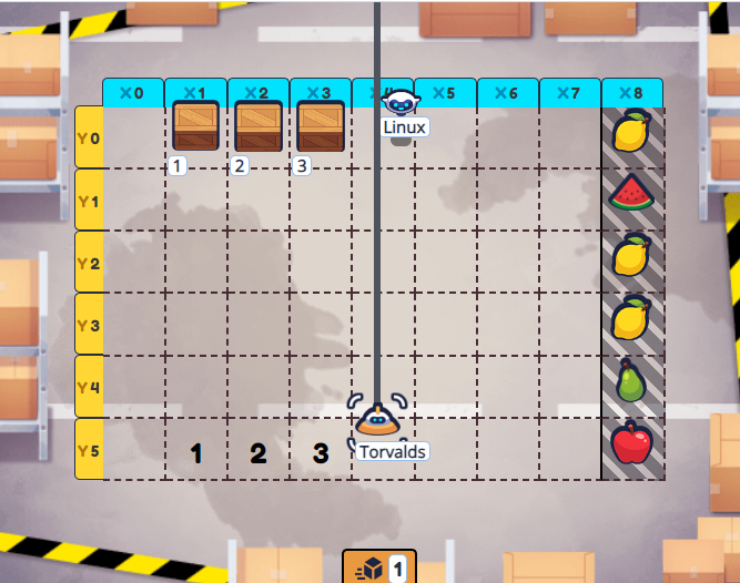Una imagen de nuestro juego de programación avanzado