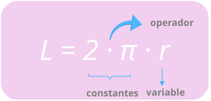 Elementos que componen a las fórmulas matemáticas