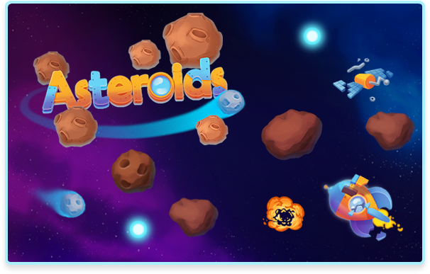 Juegos de atención. Asteroids.