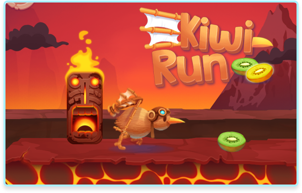 Juegos de atención. Kiwi Run.