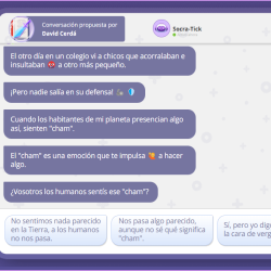 Conversación con Socra-Tick. Bullying.