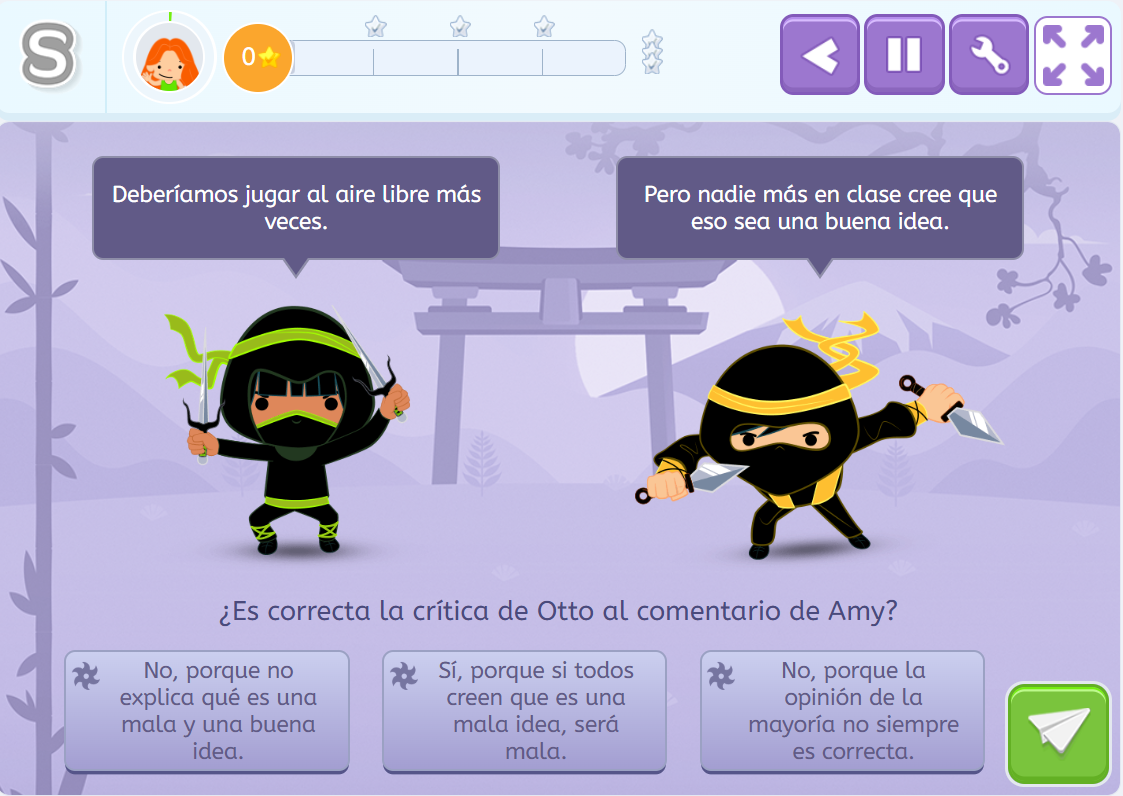 Ejercicio de Thinking en el que se trabaja la falacia ad populum, clave para desarrollar un buen sentido crítico.