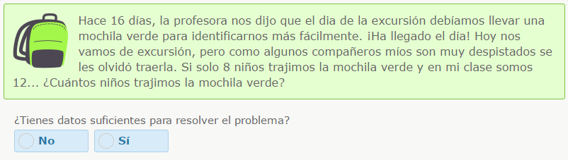 Problemas matemáticas 2 primaria: ¿Hay datos suficientes?