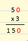 multiplicaciones de números seguidos de cero