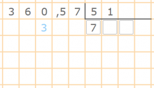 División de un decimal entre un natural entre 2 cifra - 2