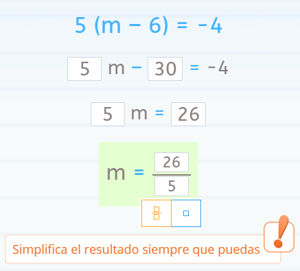 ecuaciones reducibles