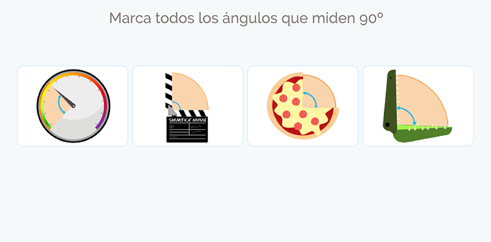Aprende los tipos de ángulos con ejercicios de Smartick