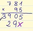 multiplicación de 2 cifras