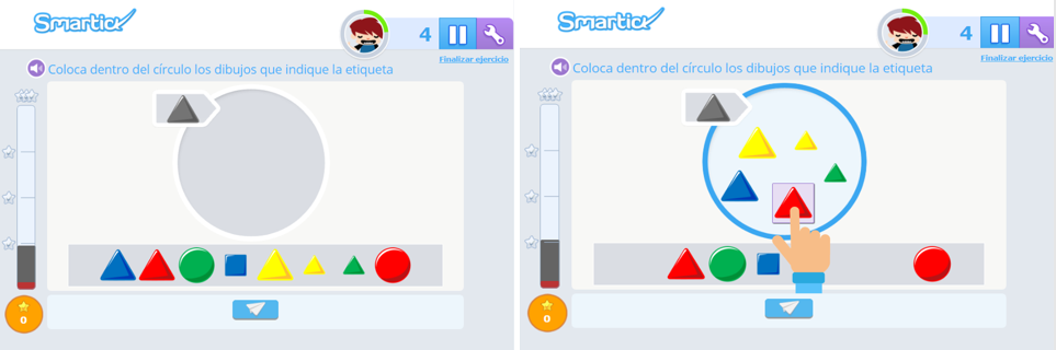 Ejercicios de clasificación en Smartick