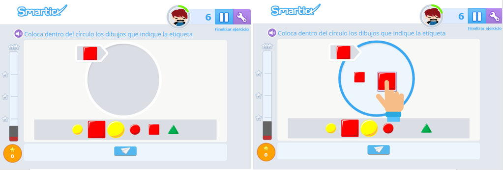 Ejercicios de clasificación en Smartick