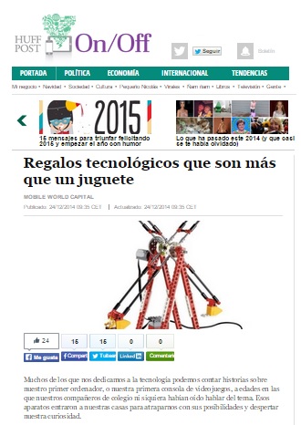 huffington post. regalos tecnológicos