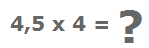 Multiplicaciones con números decimales
