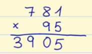 Paso 1 multiplicación de dos cifras