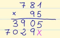 Paso 2 multiplicación de 2 cifras