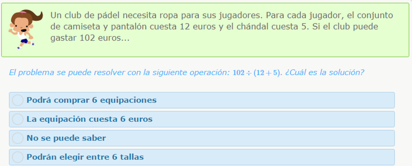 Problemas de matemáticas de tercero de primaria de Smartick matemáticas para trabajar la división.