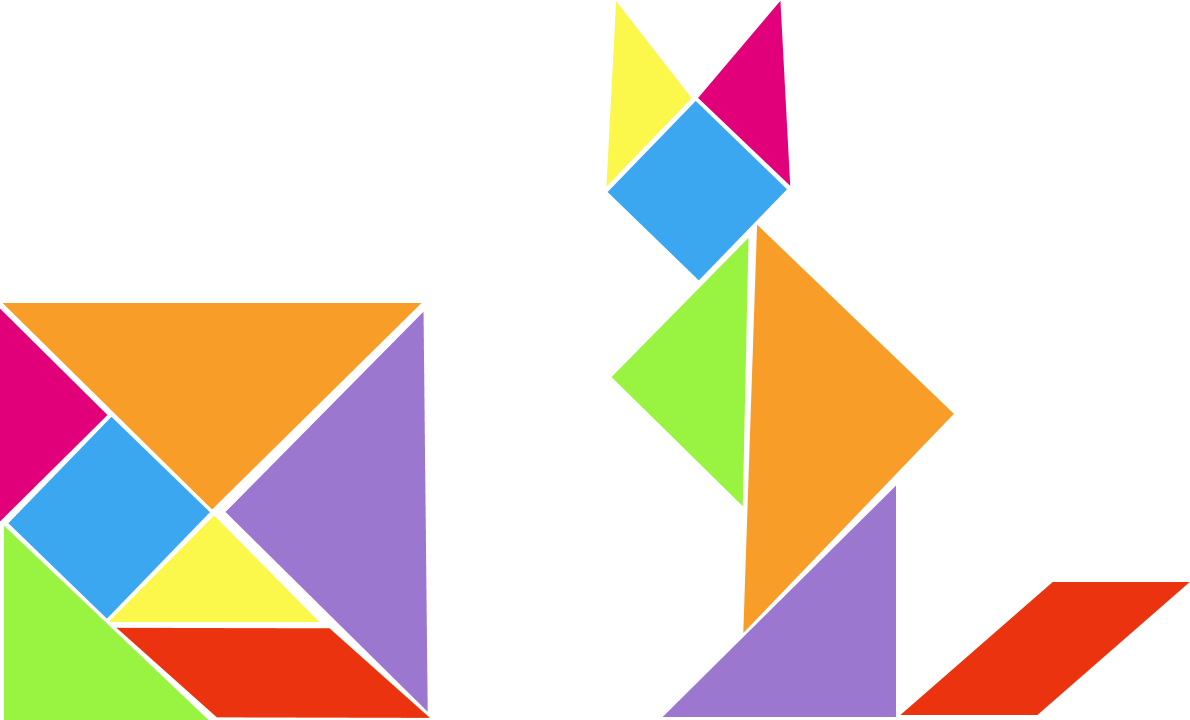 Geometría y con la ayuda Tangram